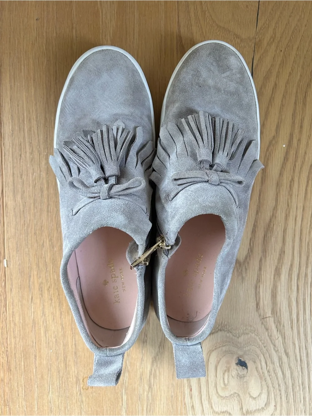 Kate Spade Lenna Tassel Kiltie Slip On Sneakers
